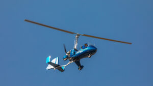 AR-1 Gyroplane in the sky